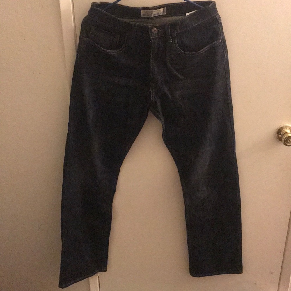 Dark blue denim